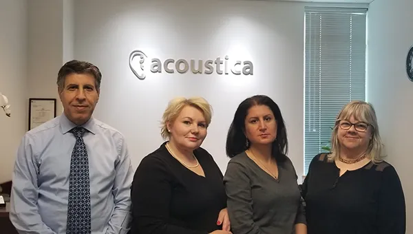 acoustica hearing aids team in Burnaby